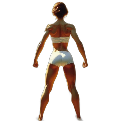 staff, dress, 3d render, photorealistic transparent PNG cut-out
