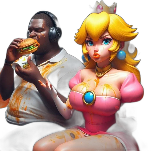food, concept art, vaporwave, fantasy art transparent PNG cut-out