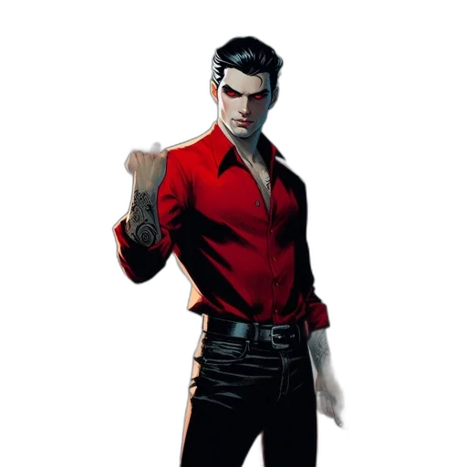 jacket, comic book art, concept art, fantasy art transparent PNG cut-out