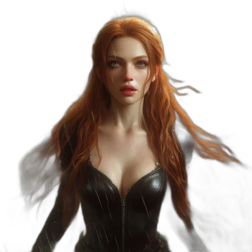 dress, face, fantasy art, concept art transparent PNG cut-out