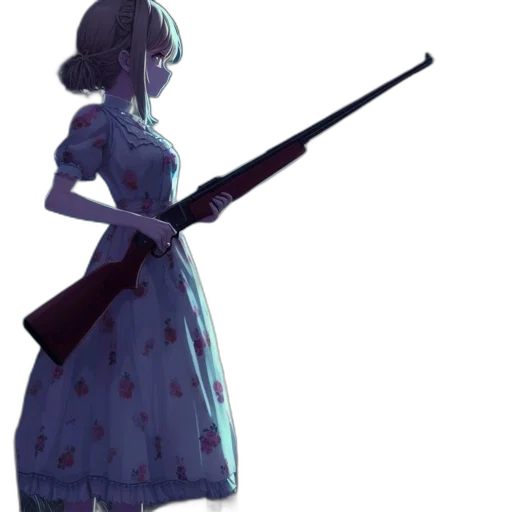 weapon, dress, staff, sword transparent PNG cut-out
