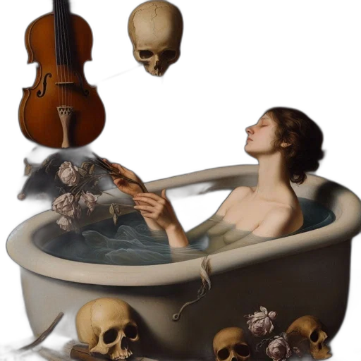 concept art, photorealistic, oil painting, fantasy art transparent PNG cut-out