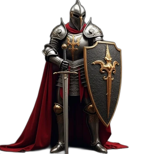 sword, weapon, staff, crown transparent PNG cut-out