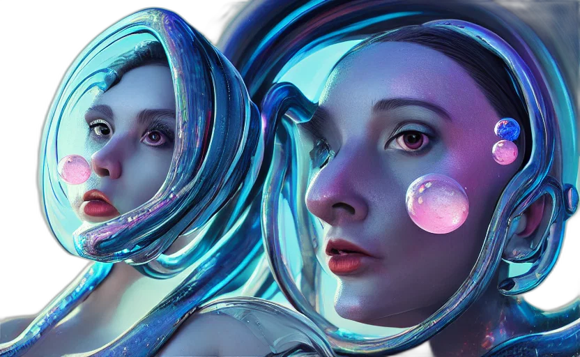 robot, mask, concept art, fantasy art transparent PNG cut-out
