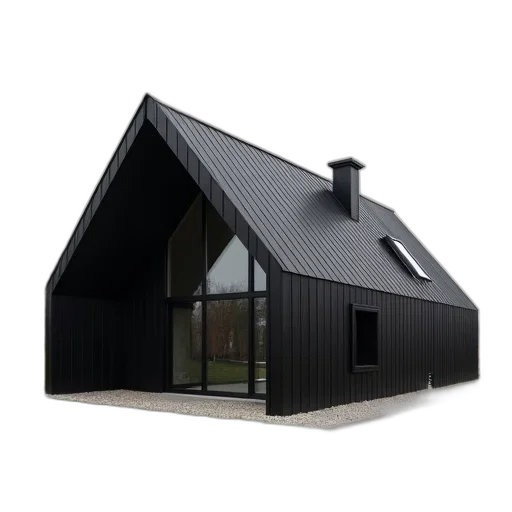 building, 3d render, photorealistic, dark transparent PNG cut-out