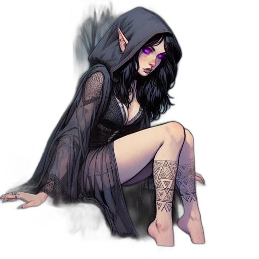 dress, fantasy art, concept art, pixel art transparent PNG cut-out