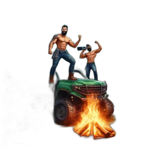 car, weapon, concept art, pixel art transparent PNG cut-out