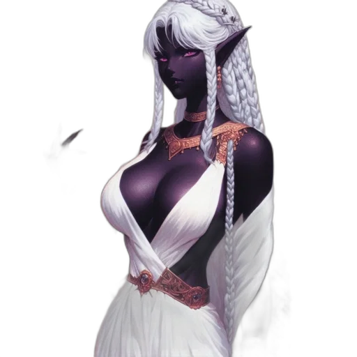 dress, jewelry, staff, mask transparent PNG cut-out