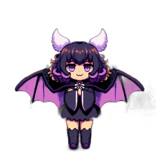 dragon, creature, staff, pixel art transparent PNG cut-out