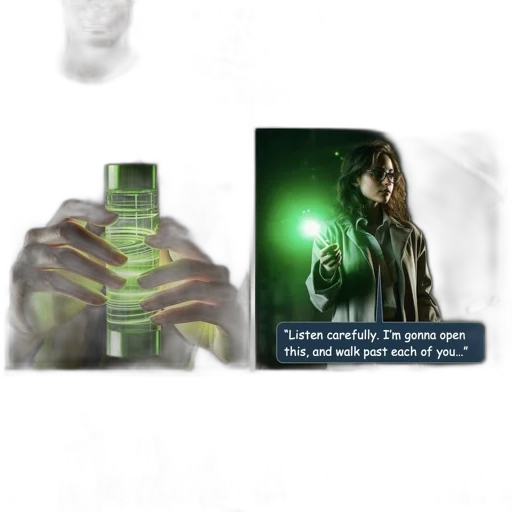 bottle, jacket, weapon, robot transparent PNG cut-out
