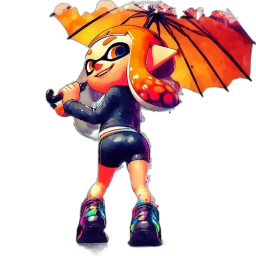 umbrella, jacket, weapon, concept art transparent PNG cut-out
