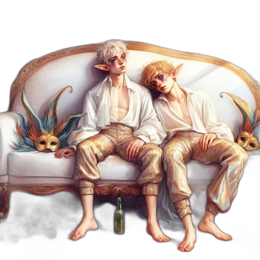 fantasy art, concept art, watercolor, pixel art transparent PNG cut-out