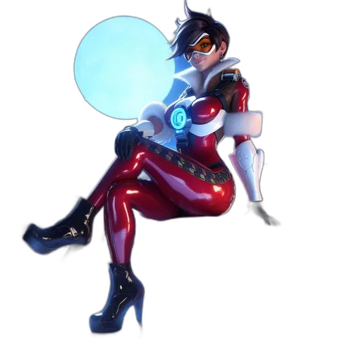 robot, weapon, staff, jacket transparent PNG cut-out