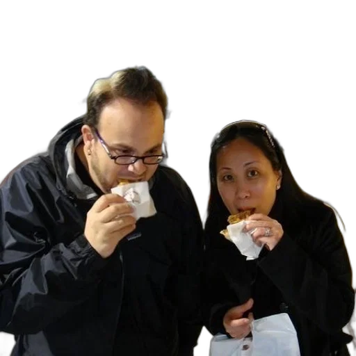 staff, food, jacket, jewelry transparent PNG cut-out