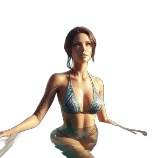 staff, concept art, fantasy art, 3d render transparent PNG cut-out