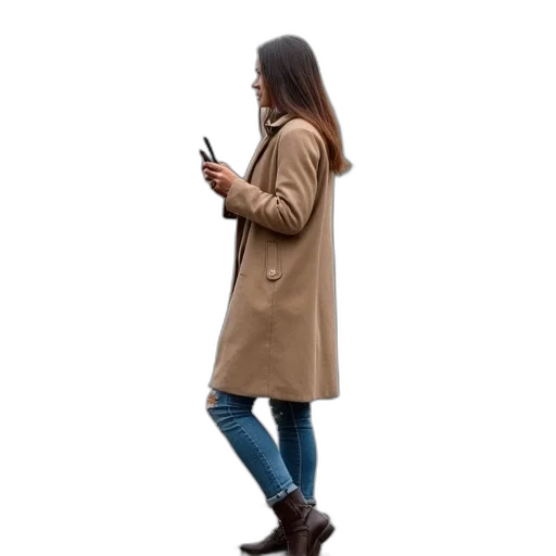 jacket, staff, dress, umbrella transparent PNG cut-out