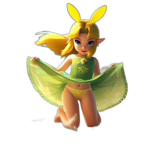 dress, staff, animal, concept art transparent PNG cut-out