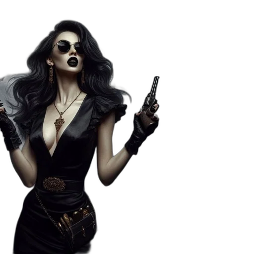 weapon, concept art, comic book art, photorealistic transparent PNG cut-out