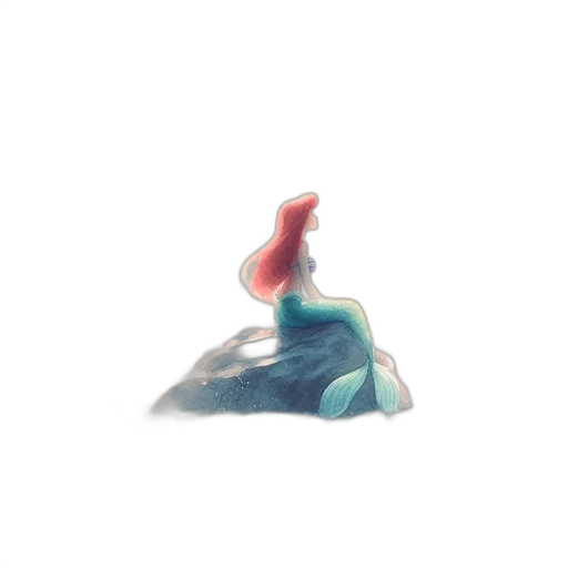 dress, crown, creature, hair transparent PNG cut-out