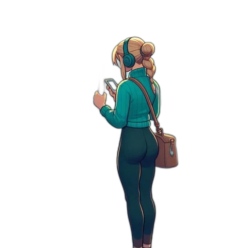 jacket, staff, dress, mask transparent PNG cut-out
