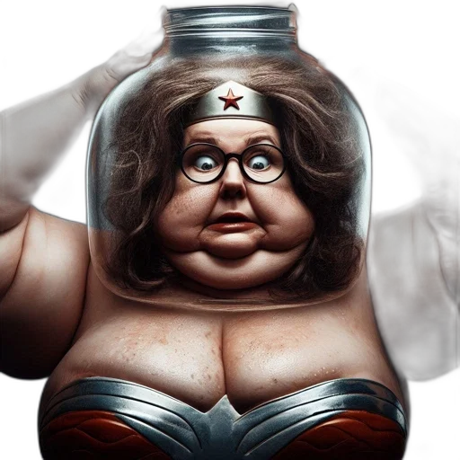 bottle, dress, comic book art, concept art transparent PNG cut-out