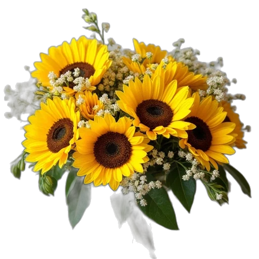 flower, crown, photorealistic, golden transparent PNG cut-out