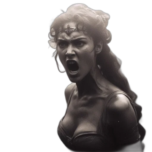 comic book art, concept art, fantasy art, photorealistic transparent PNG cut-out