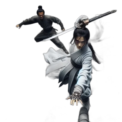 sword, concept art, 3d render, fantasy art transparent PNG cut-out