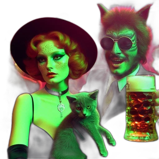 vaporwave, concept art, fantasy art, photorealistic transparent PNG cut-out