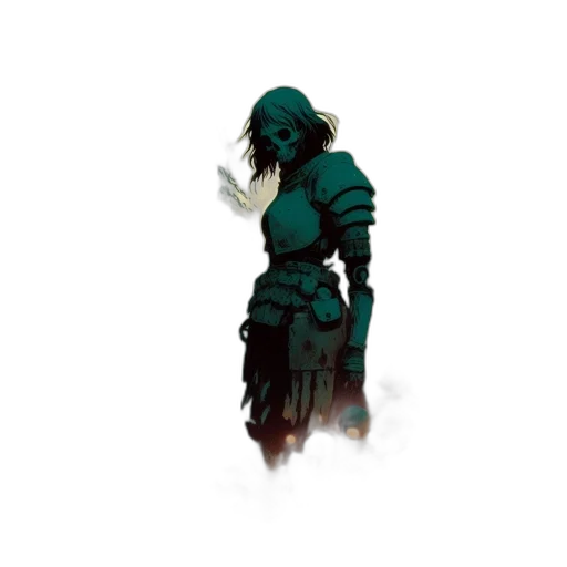 creature, staff, mask, weapon transparent PNG cut-out