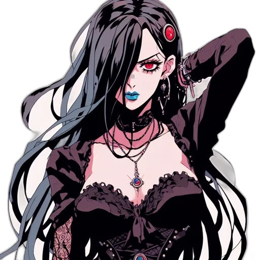 jewelry, dress, mask, pixel art transparent PNG cut-out