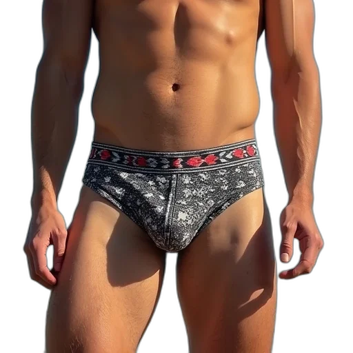 3d render, pair, bikini, boxers transparent PNG cut-out
