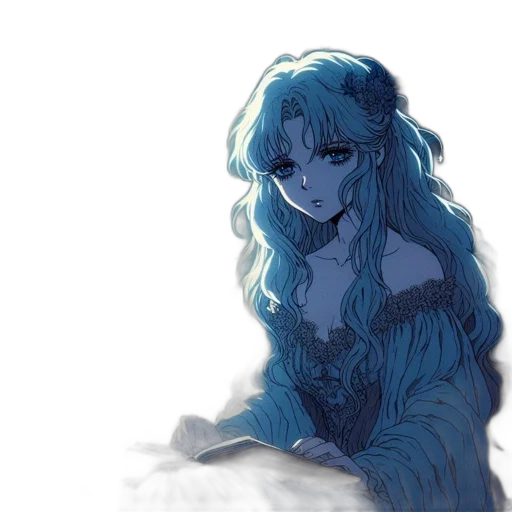 dress, creature, watercolor, anime transparent PNG cut-out