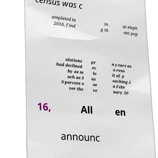 crown, census, completed, 2016 transparent PNG cut-out