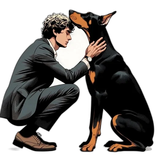 animal, comic book art, concept art, cartoon transparent PNG cut-out