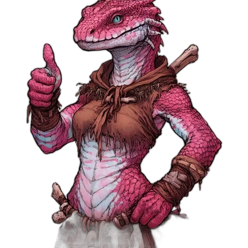 dragon, creature, staff, animal transparent PNG cut-out