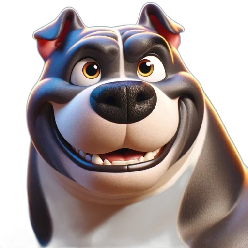 animal, face, 3d render, concept art transparent PNG cut-out