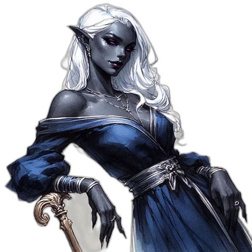 staff, dress, fantasy art, concept art transparent PNG cut-out