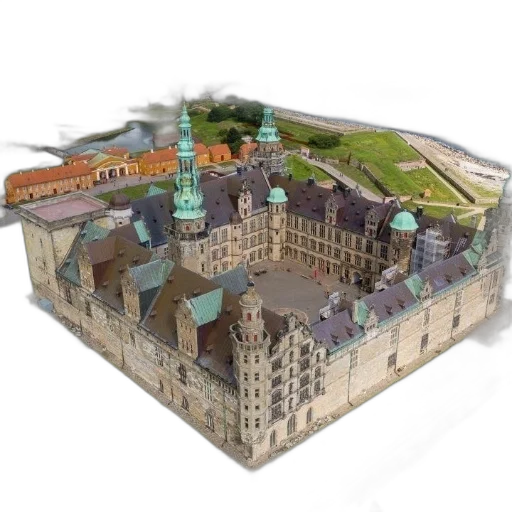 building, 3d render, concept art, photorealistic transparent PNG cut-out