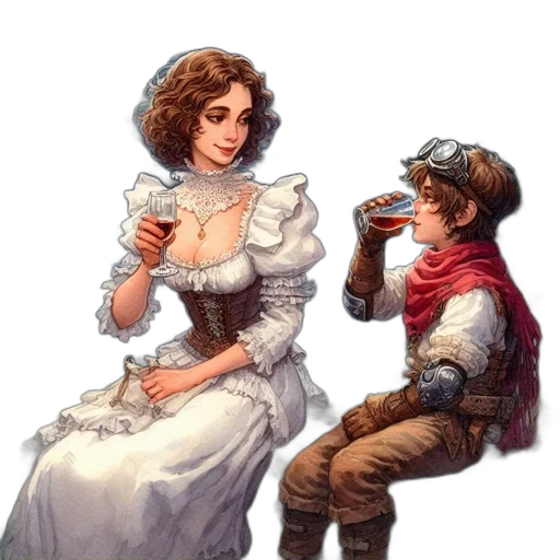 pixel art, concept art, fantasy art, oil painting transparent PNG cut-out