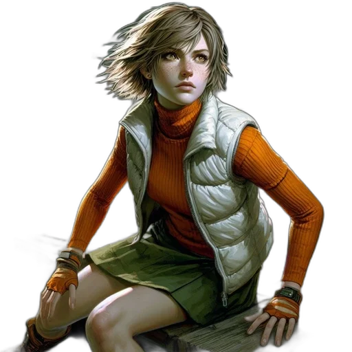 jacket, face, staff, concept art transparent PNG cut-out