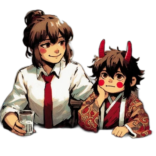 pixel art, anime, concept art, watercolor transparent PNG cut-out