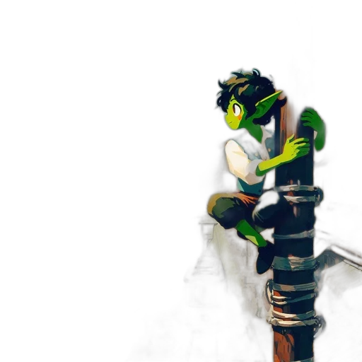 sword, staff, weapon, robot transparent PNG cut-out