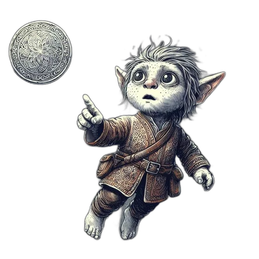 staff, dragon, creature, concept art transparent PNG cut-out