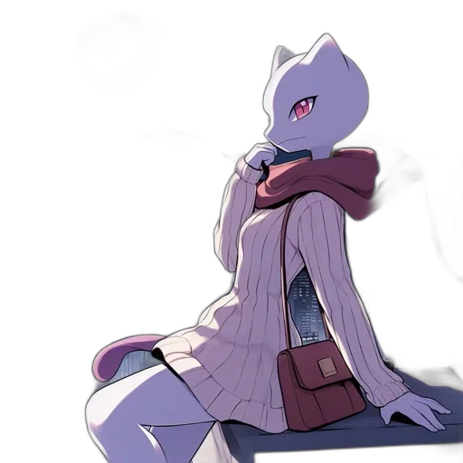 staff, creature, jacket, dress transparent PNG cut-out