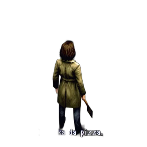 jacket, staff, umbrella, weapon transparent PNG cut-out