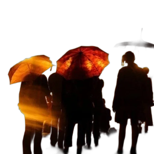 umbrella, jacket, staff, concept art transparent PNG cut-out