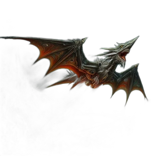 dragon, creature, weapon, mask transparent PNG cut-out