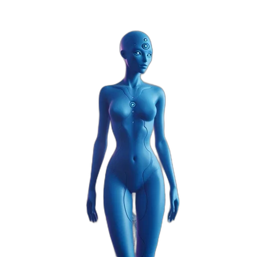 dress, robot, jewelry, creature transparent PNG cut-out