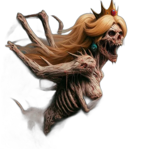 creature, dragon, hair, animal transparent PNG cut-out